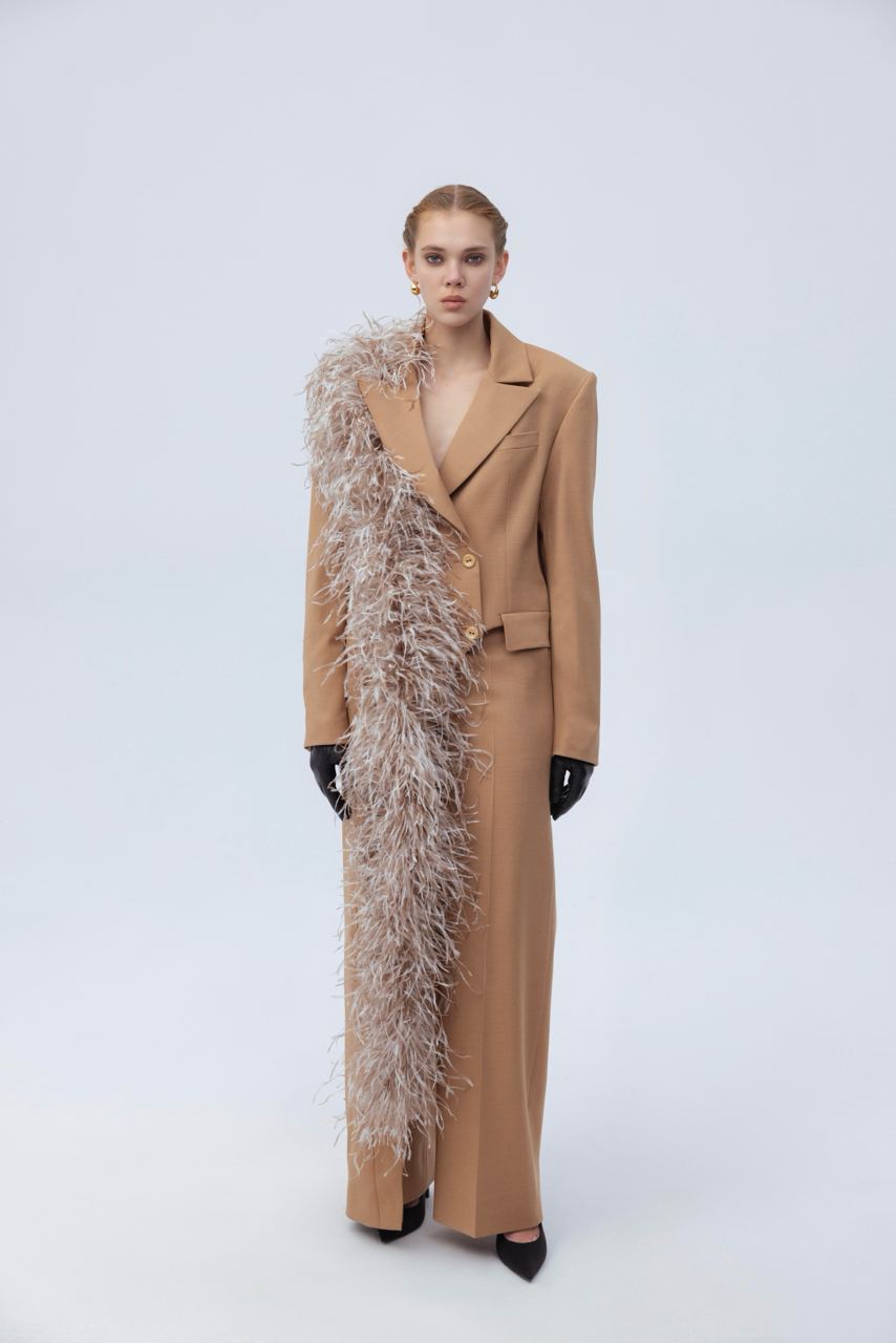 Feather jacket