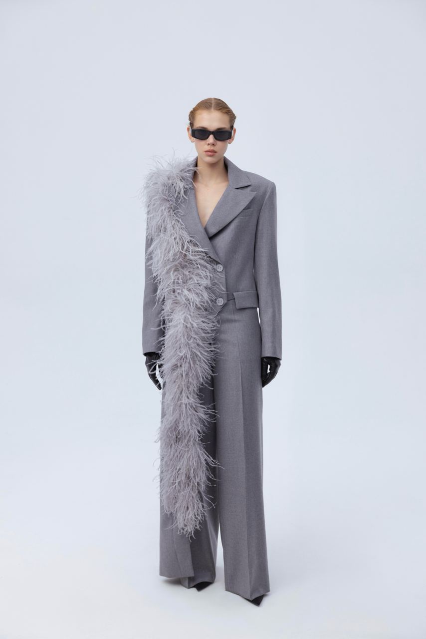 Feather jacket