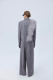 Feather jacket