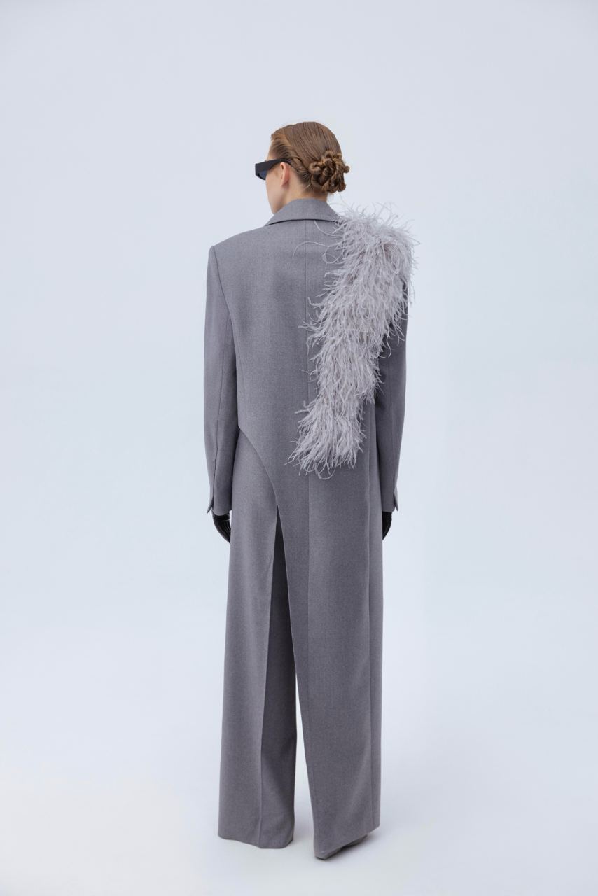 Feather jacket