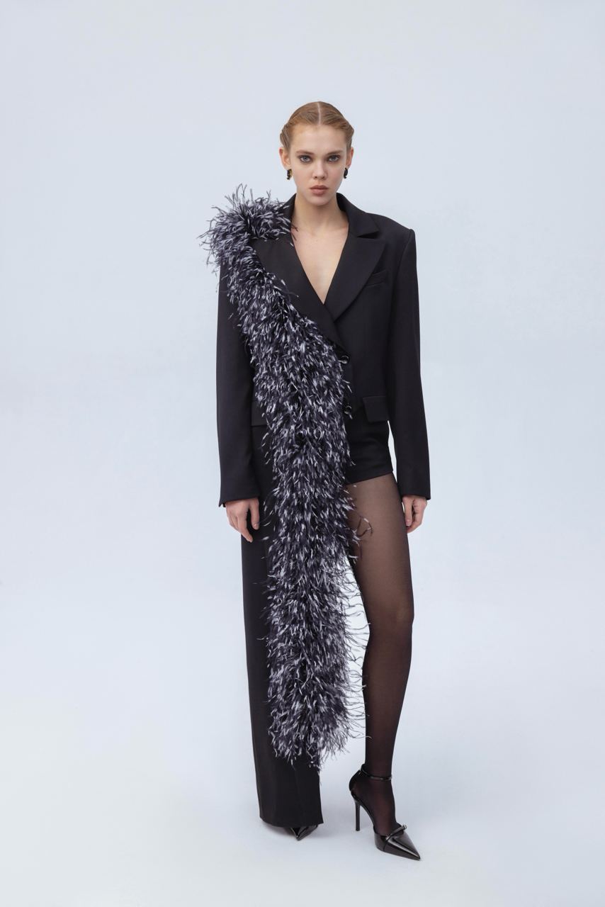 Feather jacket