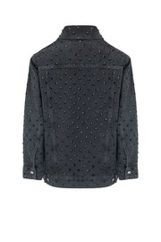 Diamante jeans jacket