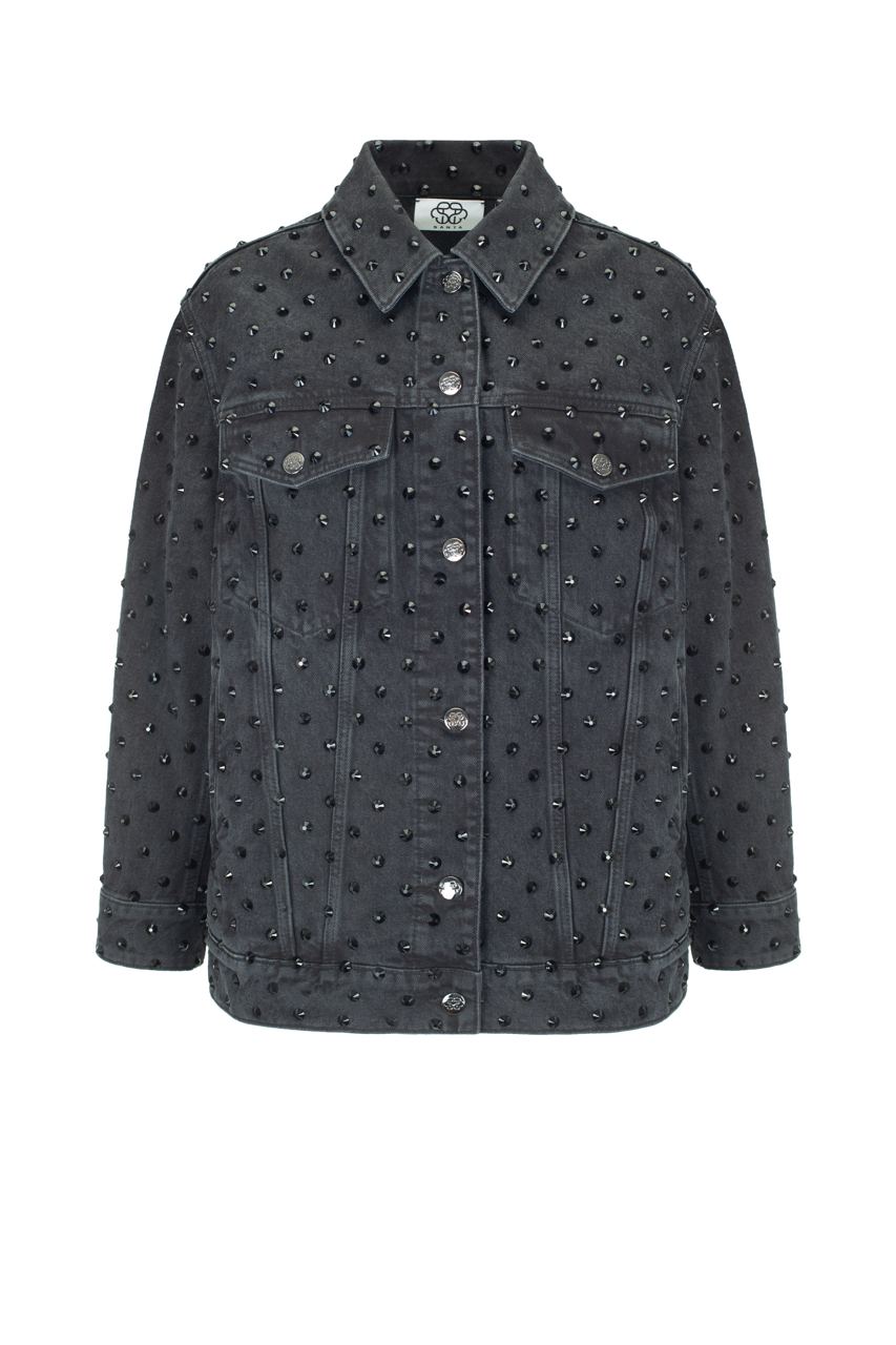 Diamante jeans jacket