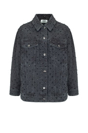 Diamante jeans jacket