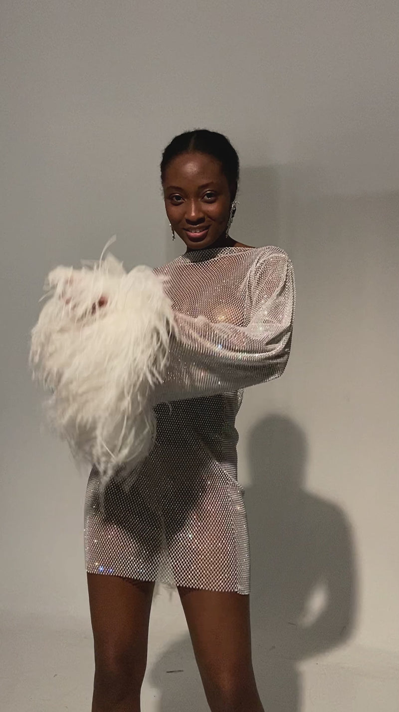 Feathers Dress – Santa