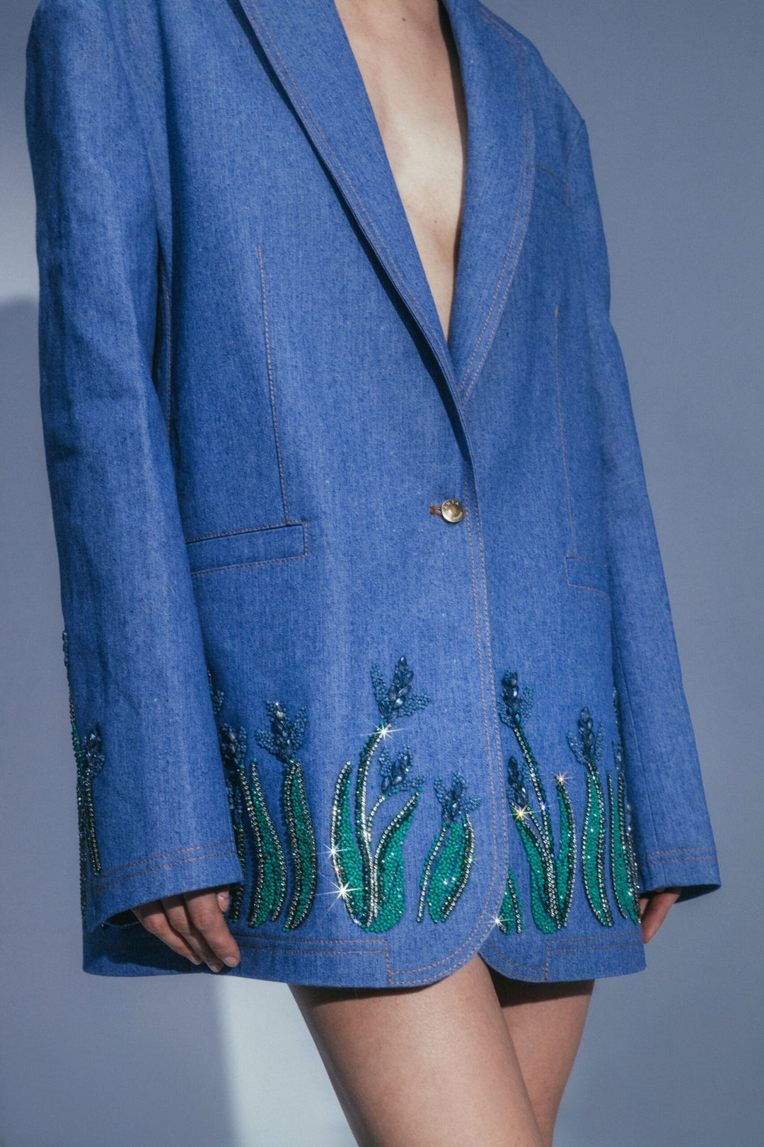 Appliqué Jacket Jeans